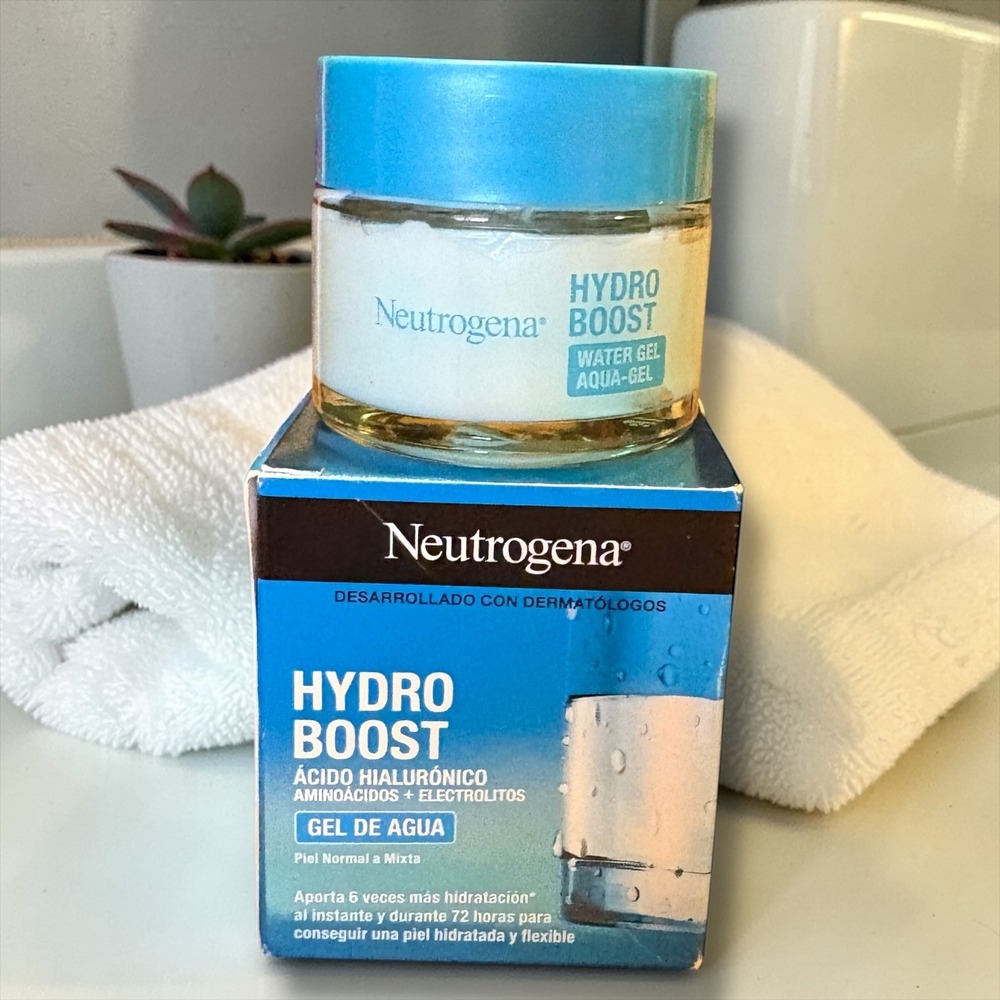 Neutrogena Hydro Boost Water Gel Face Moisturizer Hyaluronic Acid 50ml 1.7oz NEW